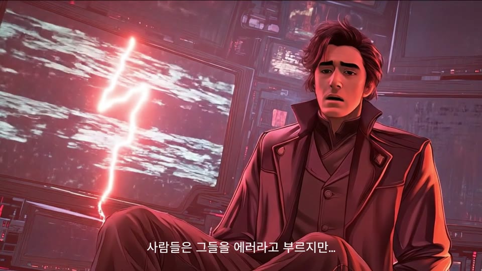 AI 기반 디자인 스토리텔링 영상 장면